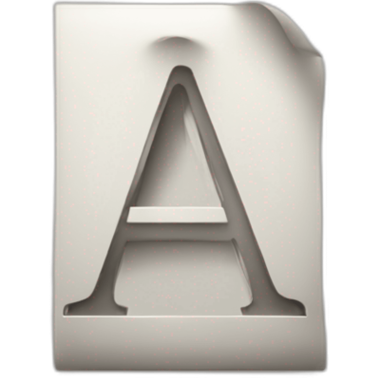 Letter A emoji