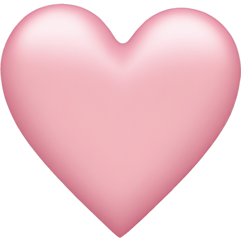 Light pink heart emoji