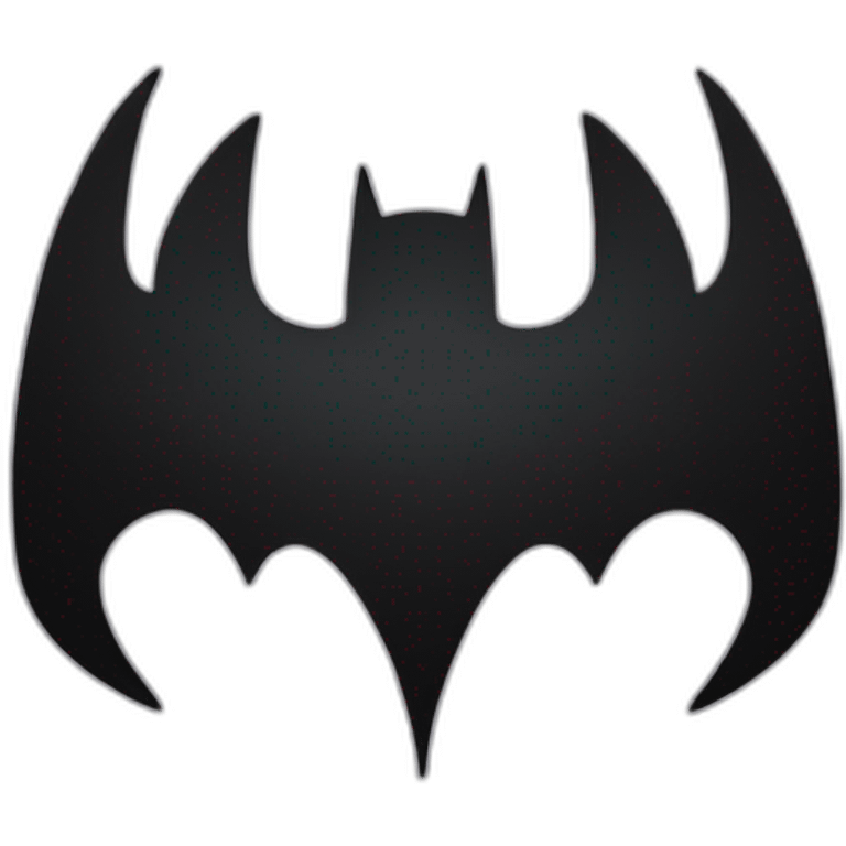 Batman logo emoji