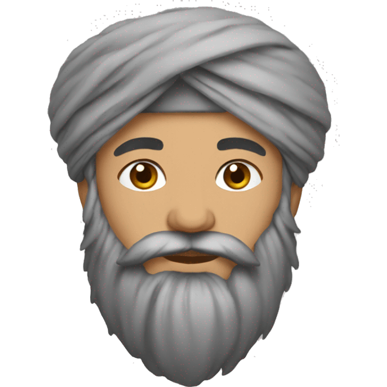 afghan with turban emoji