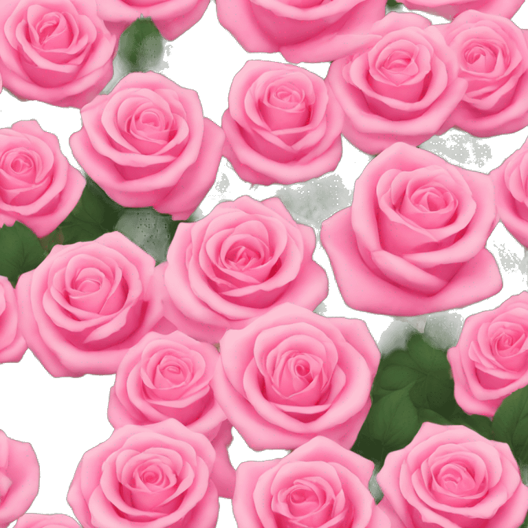 Pink Roses emoji