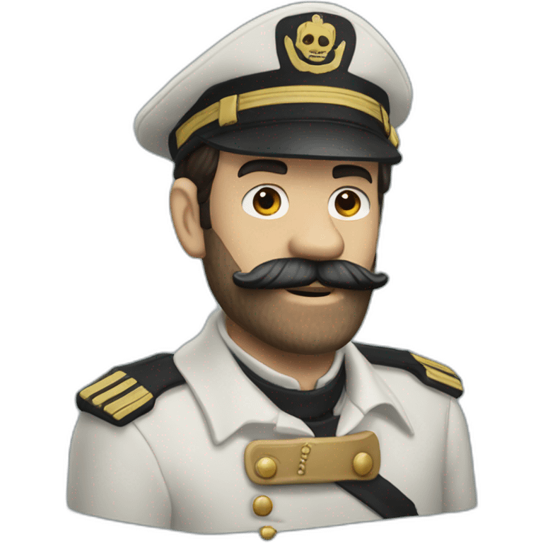 capitaine haddock et le sparadra emoji