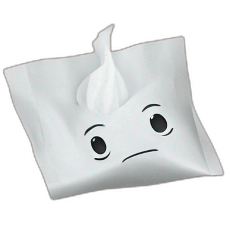 Tissue paper emoji