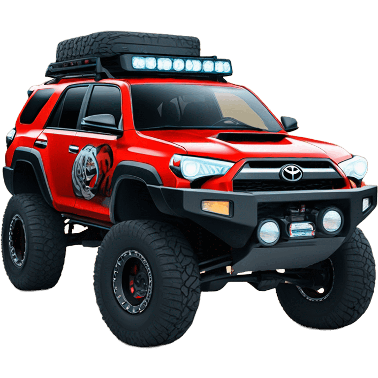 Toyota 4runner suped up emoji