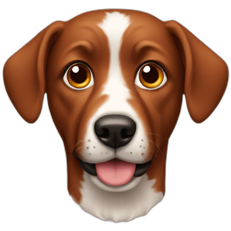 dog  reddish brown emoji