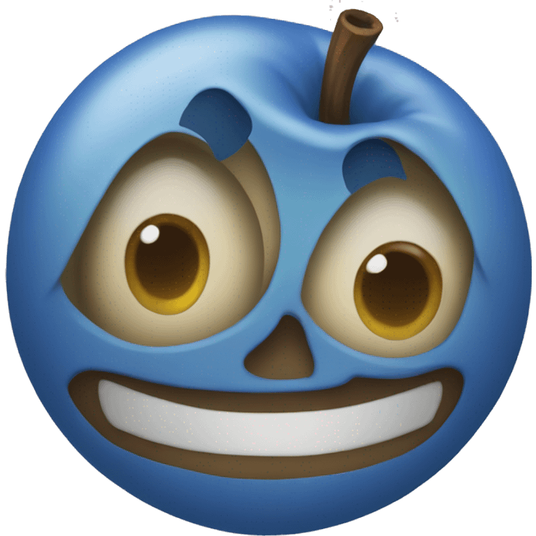 Apple Blue Raz emoji