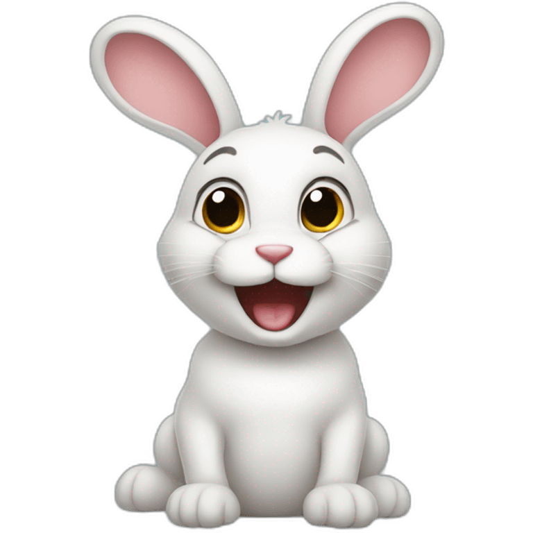 funny bunny emoji