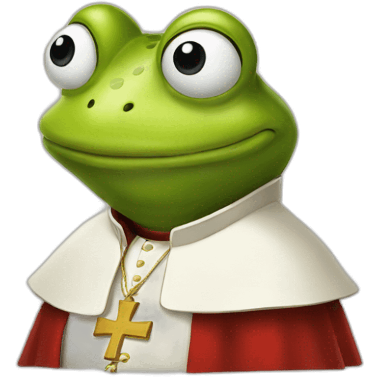 The pope frog emoji