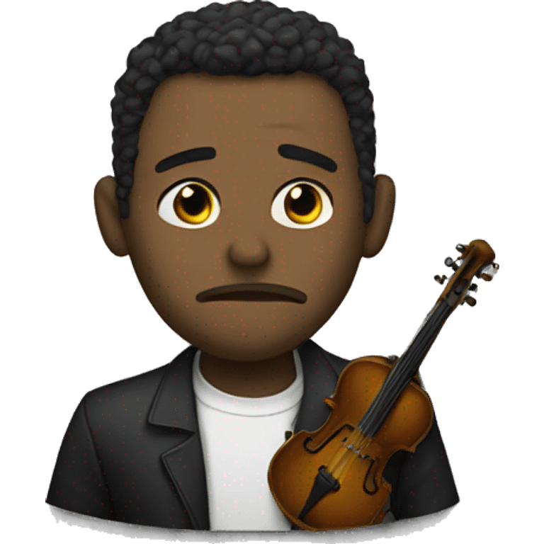 Sad Musician emoji