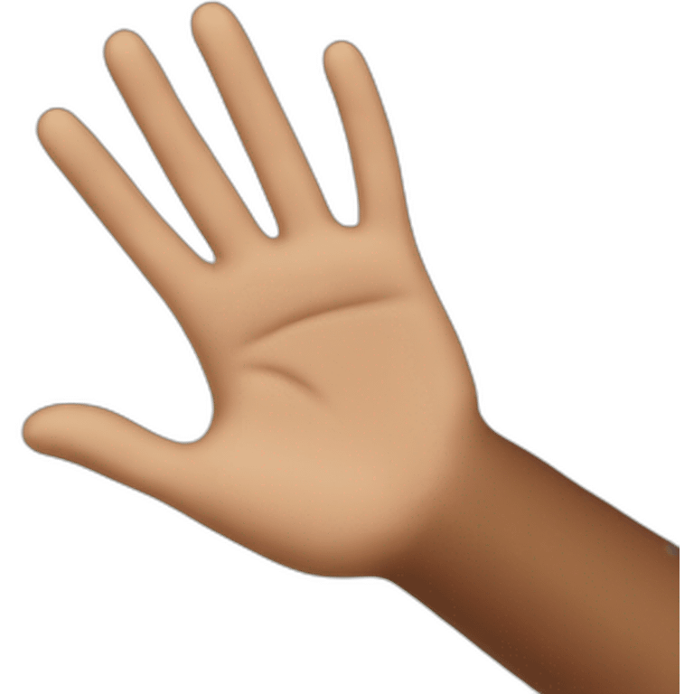 friend hand emoji