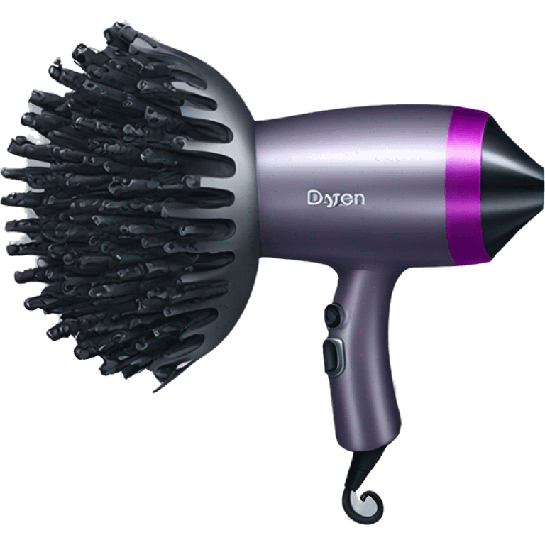 Dyson hair dryer emoji