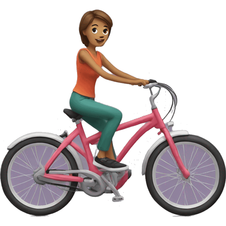 moi sur un velo emoji