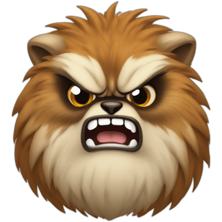 Very angry animal emoji