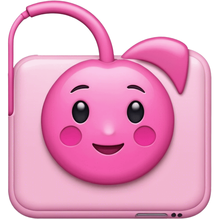 pink iphone emoji