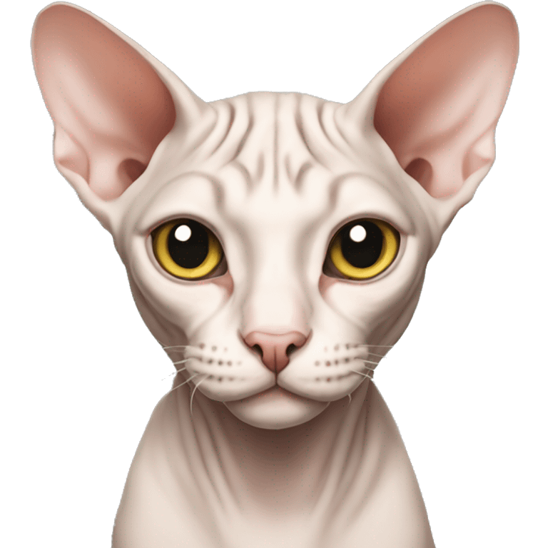 Sphynx cat emoji