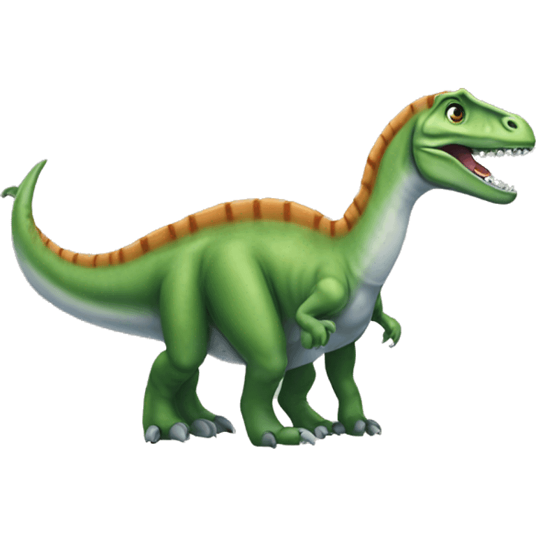 tiranosaurio rex amigable emoji