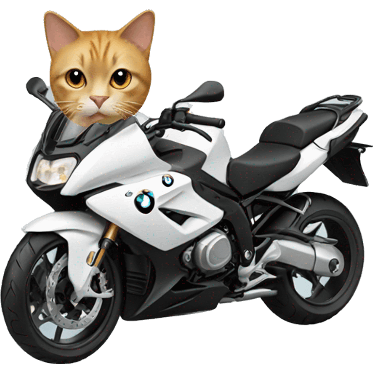 cat driving bmw  emoji