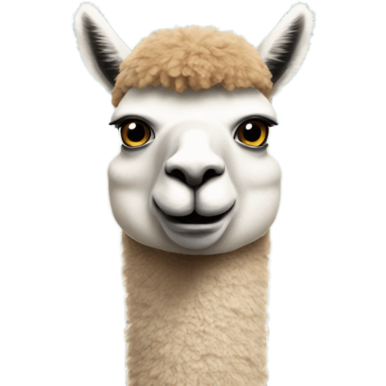 alpacca with knife emoji