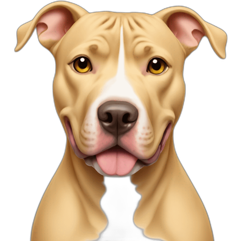 Blonde pitbull emoji