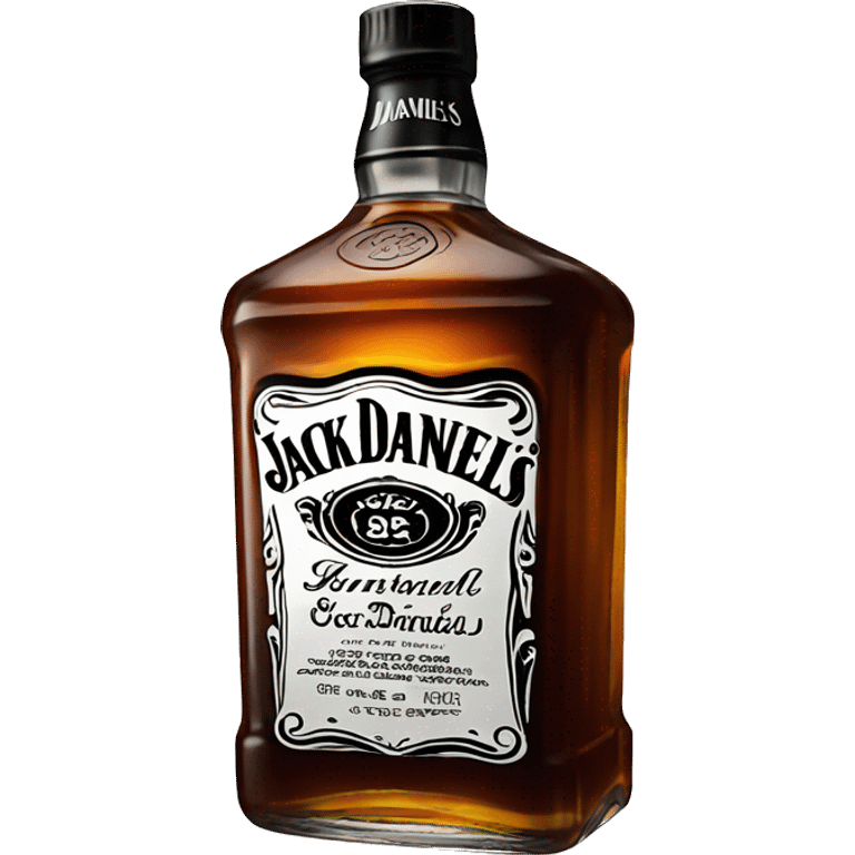 Jack Daniels bottle emoji