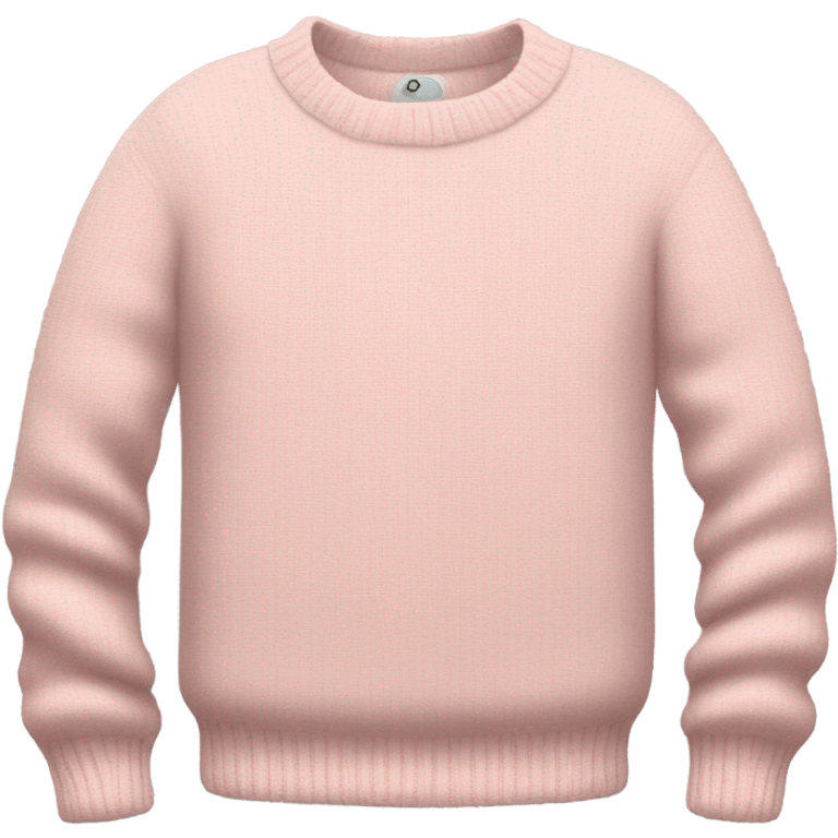 Light pink sweater emoji