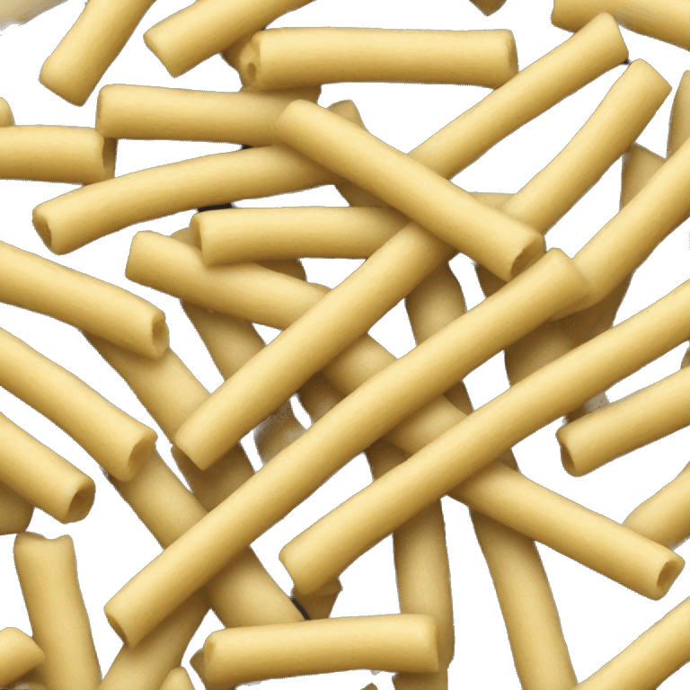 alfredo pasta with breadstick emoji