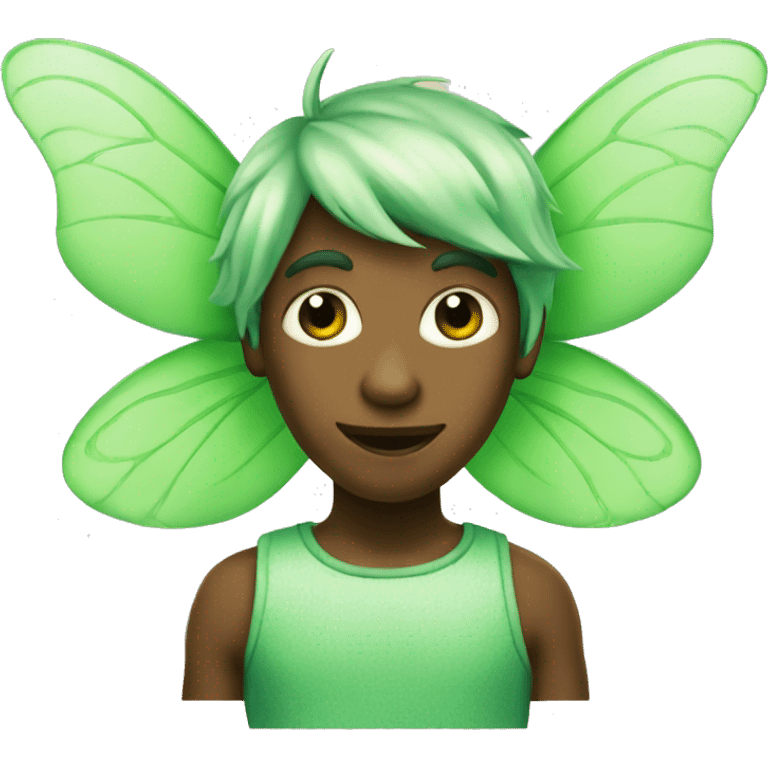 Boy Green Fairy emoji