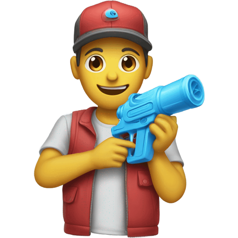 Water Gun in hand emoji