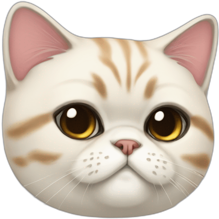 Exotic shorthair cat emoji