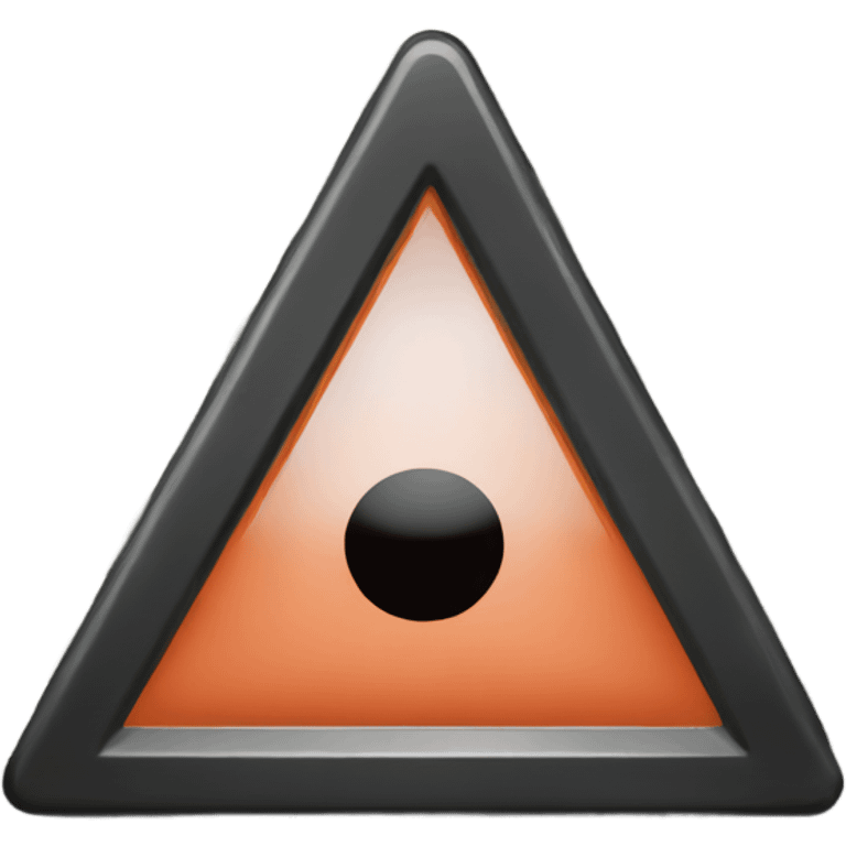  Danger warning triangle sign emoji