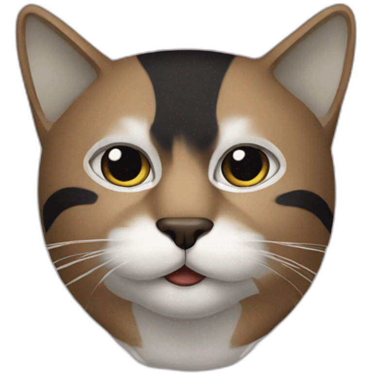 cat with bandit mask emoji