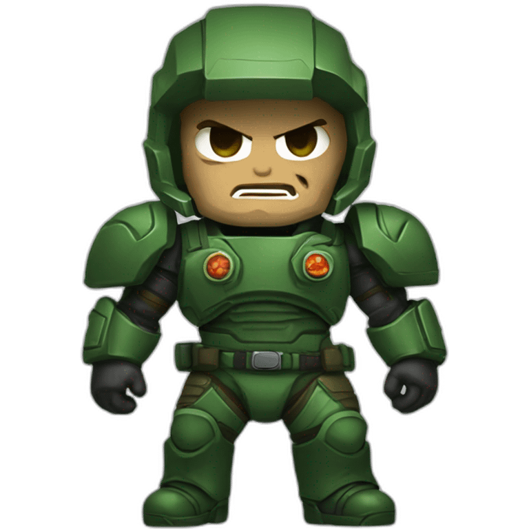 Doomguy chibi emoji