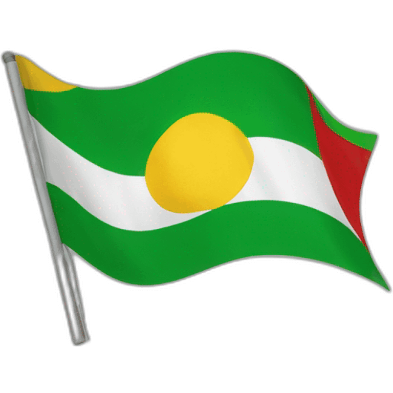 Kurdish flag emoji