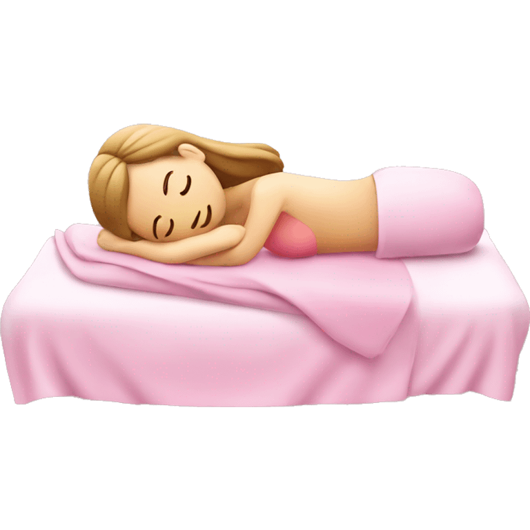 Massage relax pink emoji