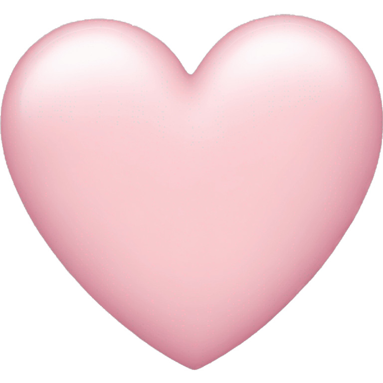 A light pink heart emoji