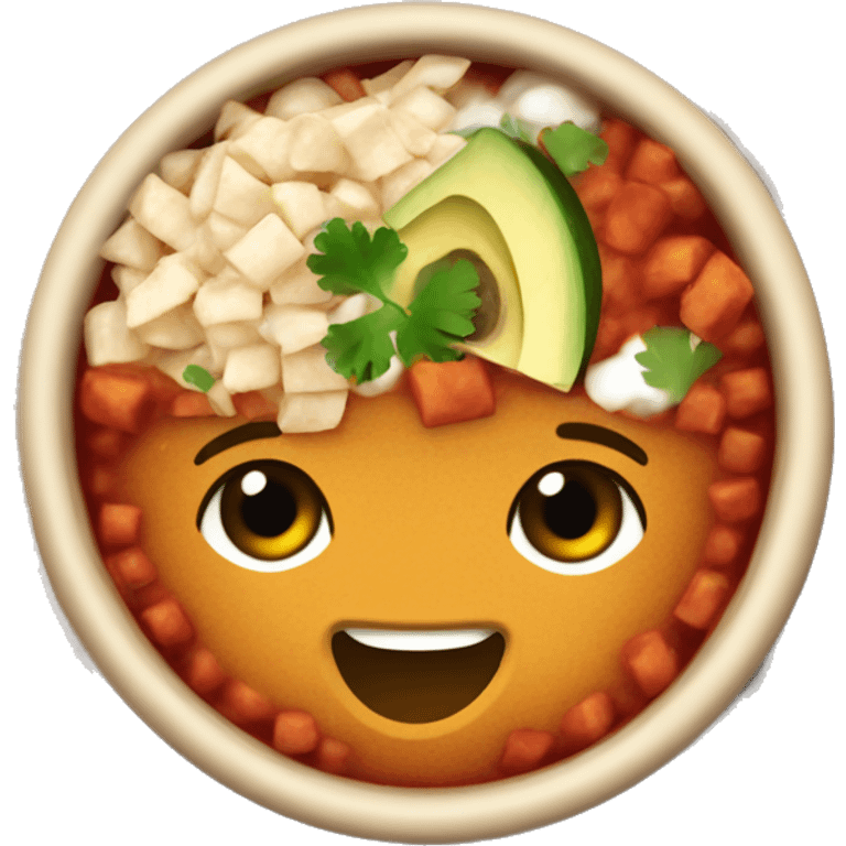 Mexican bowl of menudo emoji