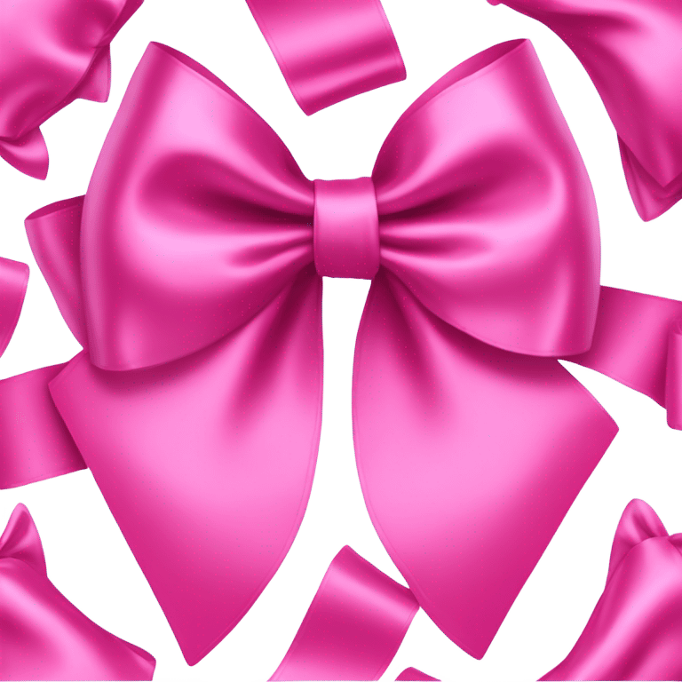 Pink bow  emoji