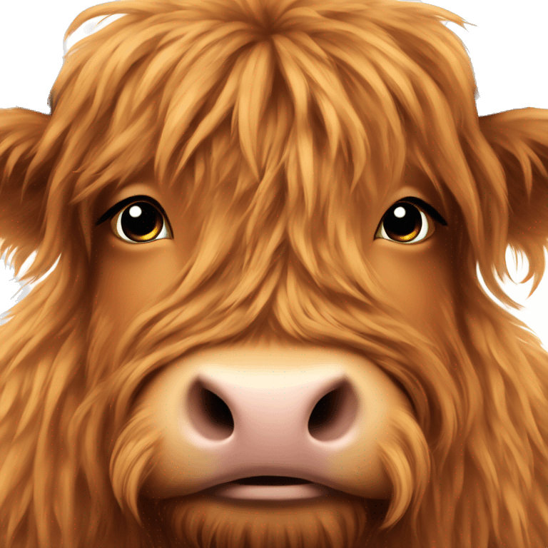 Highland cow  emoji