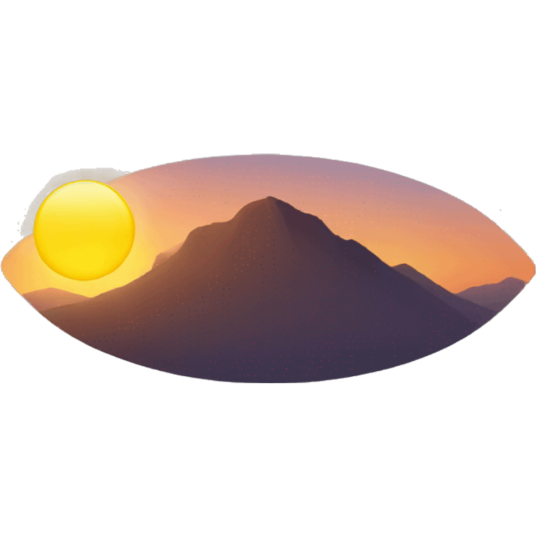 Sun rise emoji