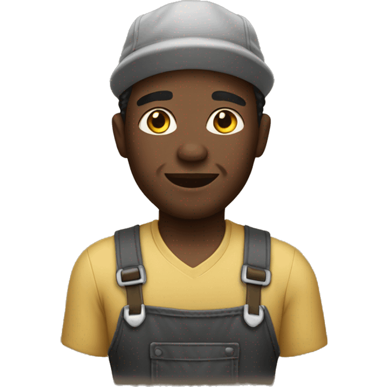 black men farming  emoji