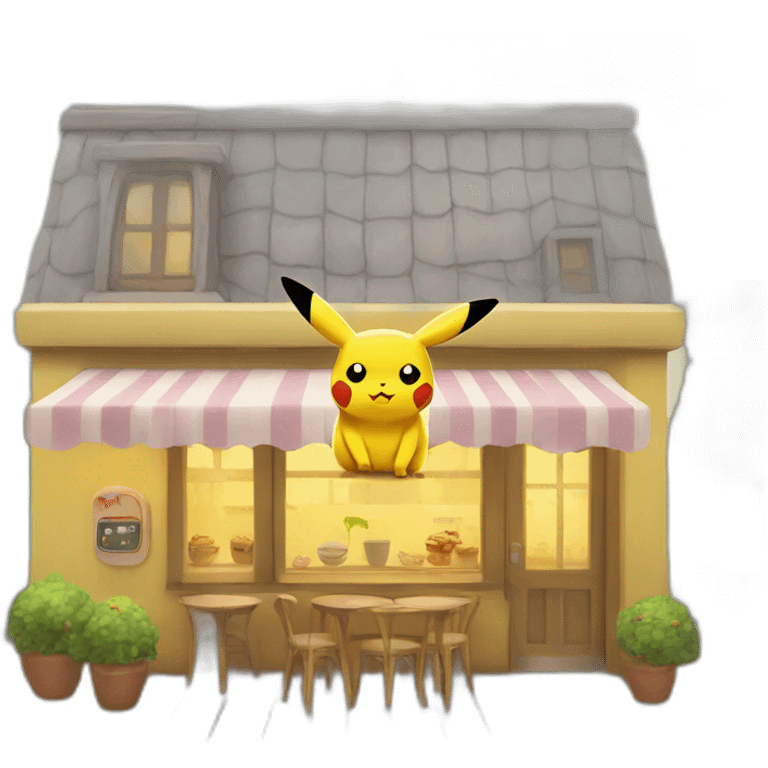 pikachu café emoji