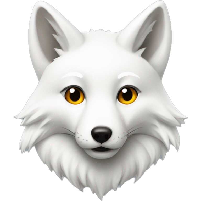 White fox emoji