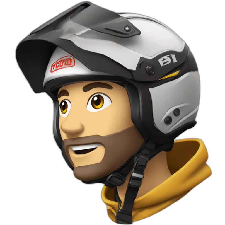 Moto enduro emoji