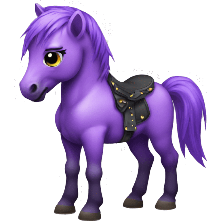 punk-baby-horse-purple emoji