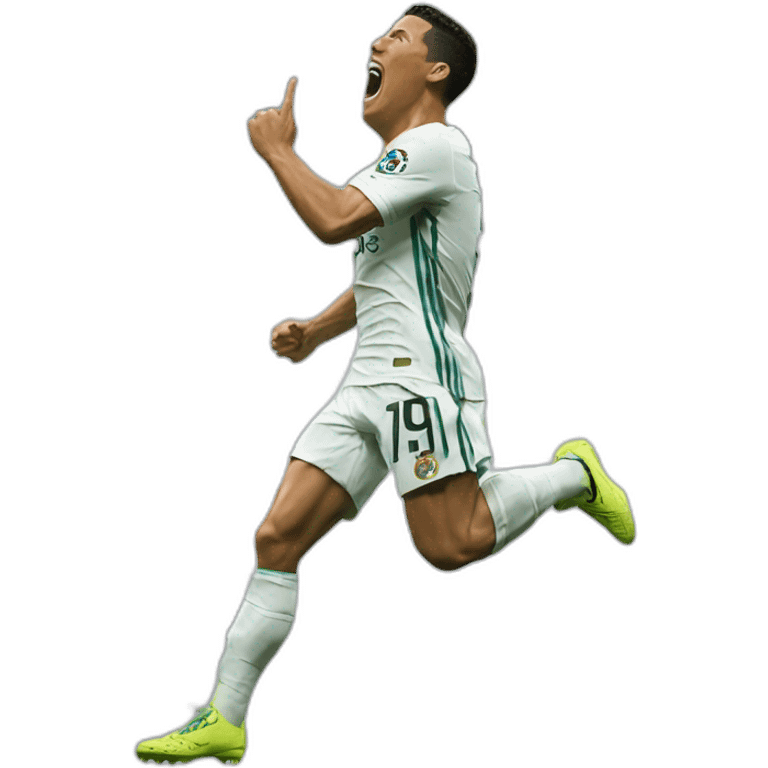 Ronaldo famous celebration  emoji