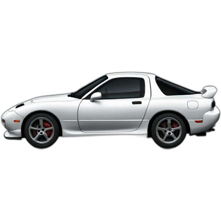 Black Mazda RX7 emoji