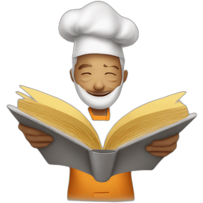 reading cooking emoji