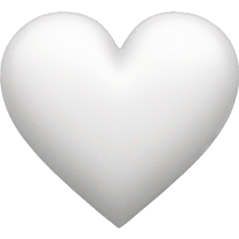 White heart emoji