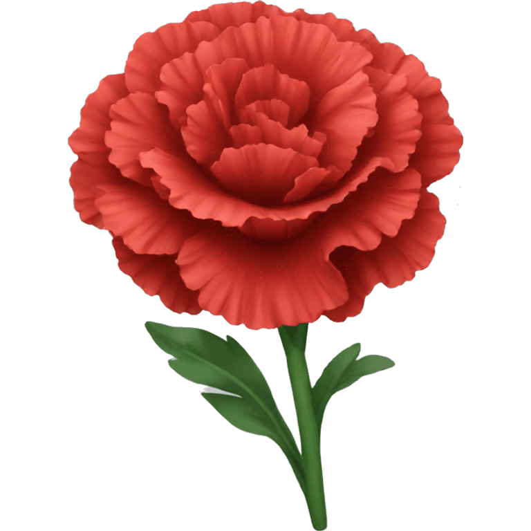 Red carnation emoji