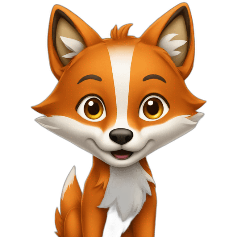 animal fox student university emoji